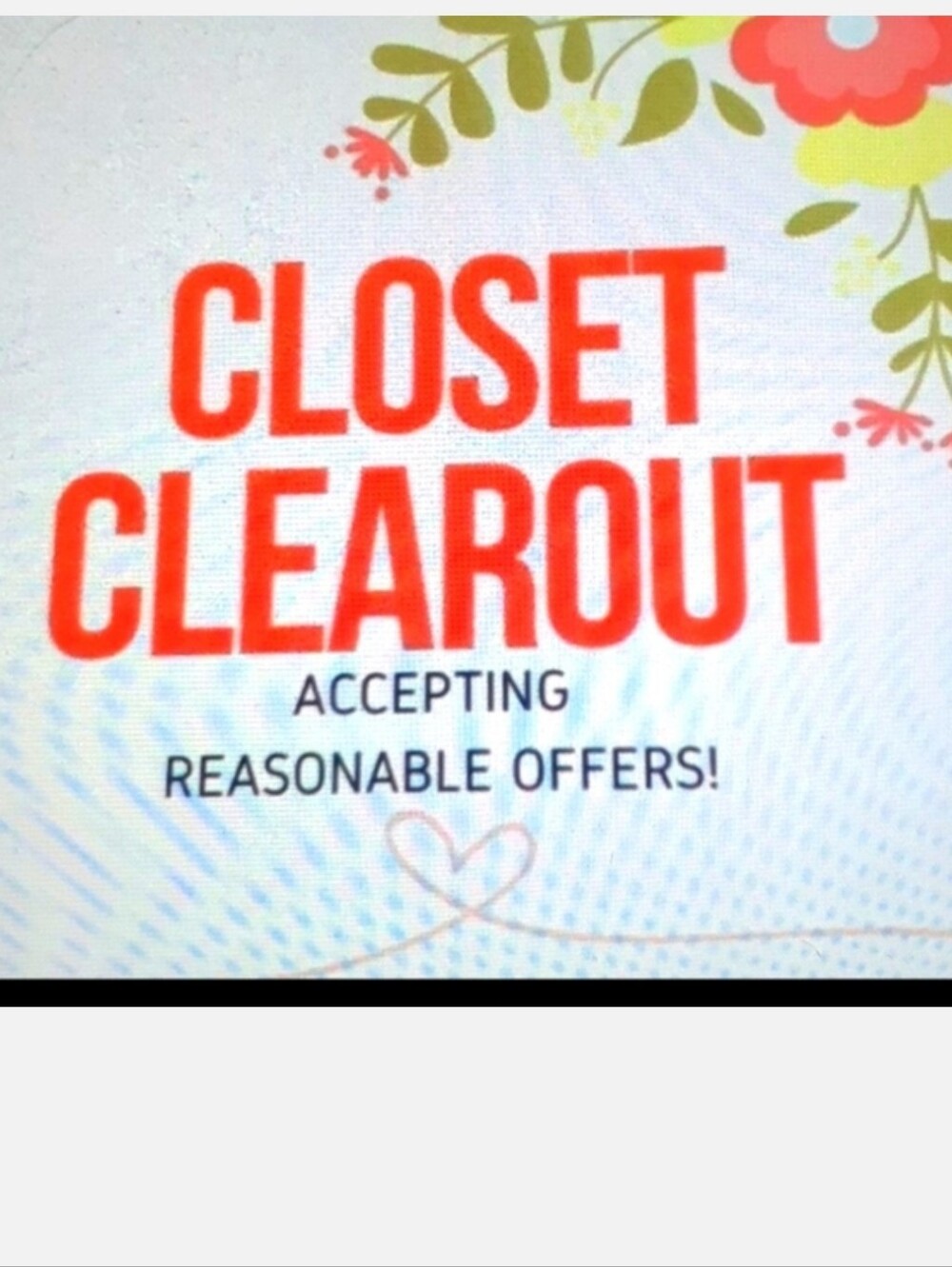 Closet Clearout $5 and $6 SALE!! 🥰🥰
